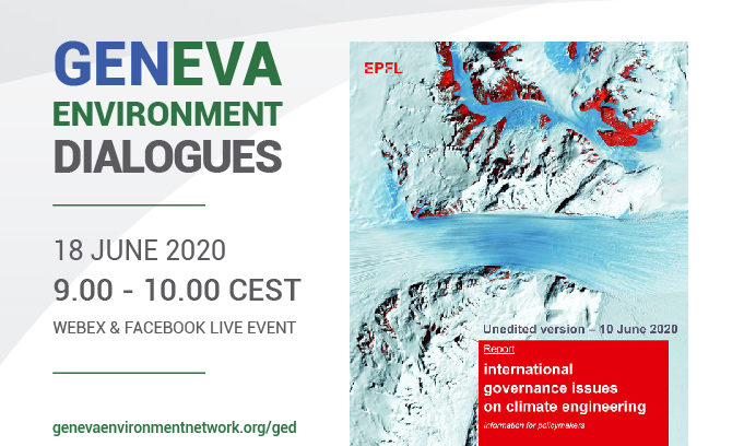 GENeva Environment Dialogues | International Governance Issues on ...