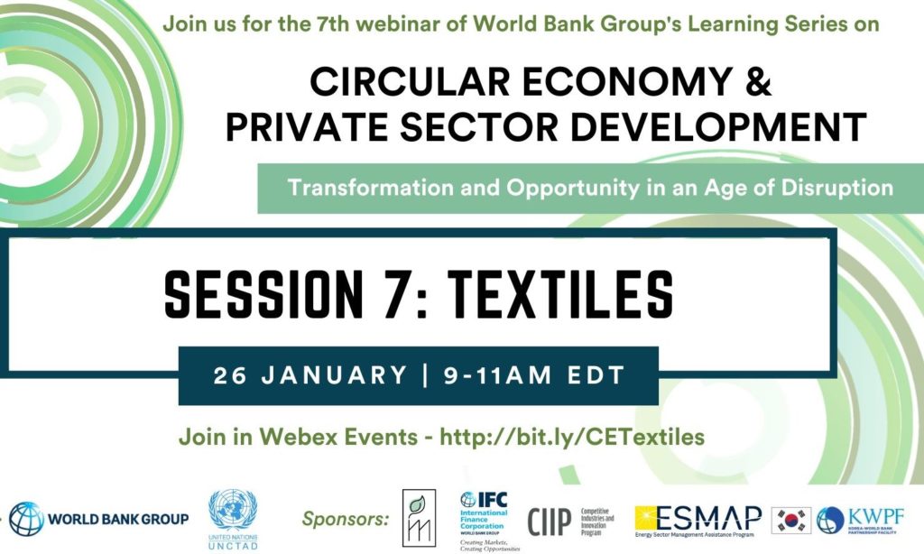 Webinar | Circular Economy and Textiles – Geneva Environment Network