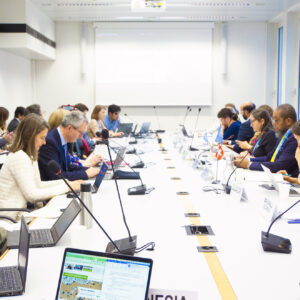 Briefing on the 1st Session of the Intergovernmental Negotiating Committee to Develop an International Legally Binding Instrument on Plastic Pollution (Plastic Pollution INC-1), Photos © UNEP/GEN, Marina Garlatti, 02 November 2022