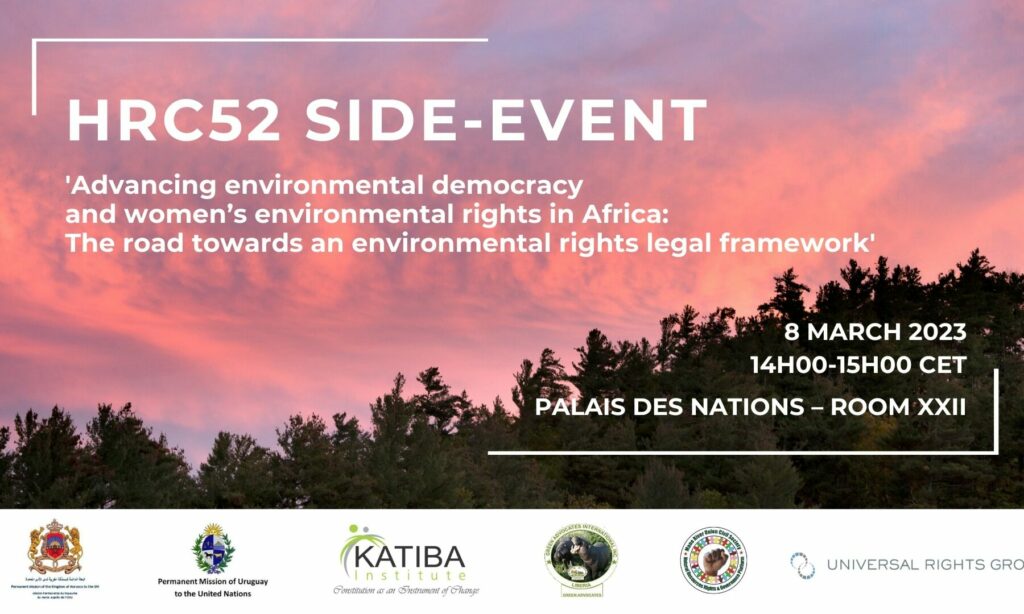 Environment @ 52nd Session of the UN Human Rights Council – Geneva ...