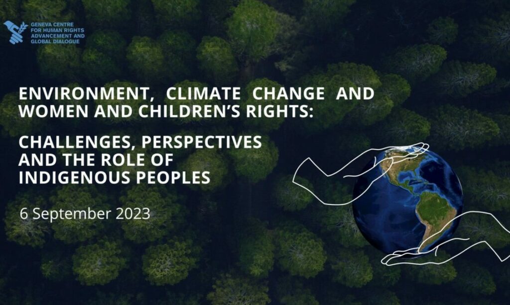 Environment, Climate Change and Women and Children’s Rights: Challenges ...