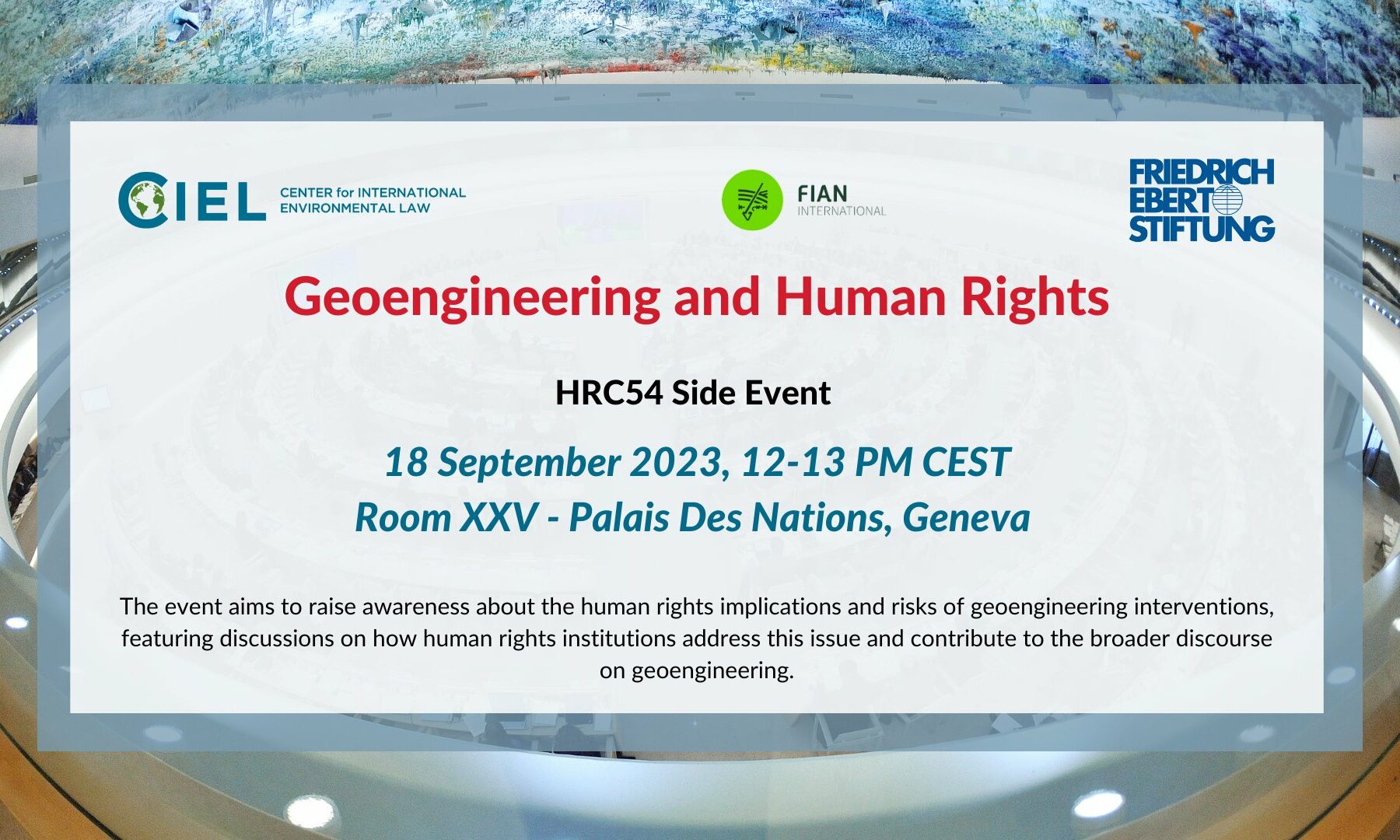 Environment @ 54th Session of the UN Human Rights Council – Geneva ...