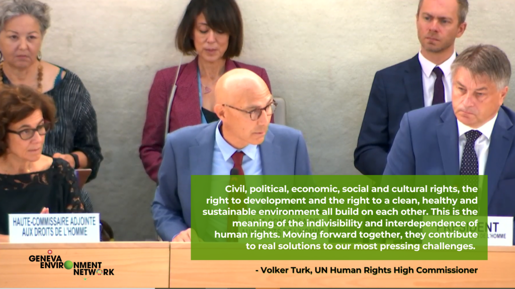 Civil, political, economic, social and cultural rights, the right to development, and the right to a clean, healthy and sustainable environment all build on each other. This is the meaning of the indivisibility and interdependence of human rights. Moving forward together, they contribute to real solutions to our most pressing challenges. -- Volker Türk, UN High Commissioner for Human Rights