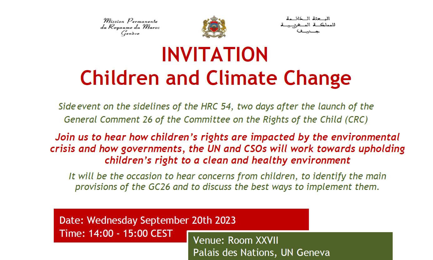 Environment @ 54th Session of the UN Human Rights Council – Geneva ...