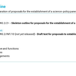 Slide explaining the Skeleton Outline