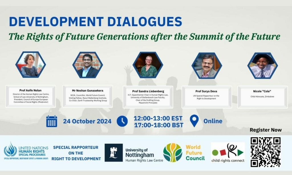Green Rights Generations Development Dialogues | The Rights of Future Generations after the ...