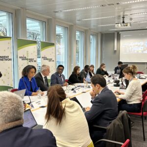 Panel discussing From Jeddah to Geneva | Multilateralism Addressing Antimicrobial Resistance, held within the framework of the World Antimicrobial Resistance Awareness Week 2024, which highlighted the urgency and importance of scaling up work to tackle the threat of Antimicrobial Resistance, as 1.3 million people are dying every year from antibiotic-resistant infections. © Geneva Environment Network, 19 November 2024