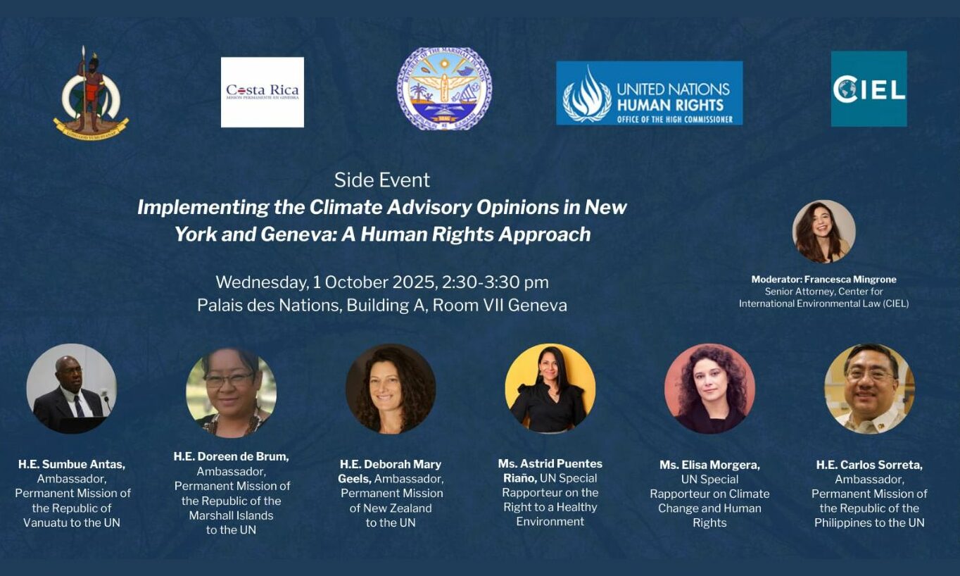 Environment: What’s Up in GENeva | 29 September – 5 October 2025 ...