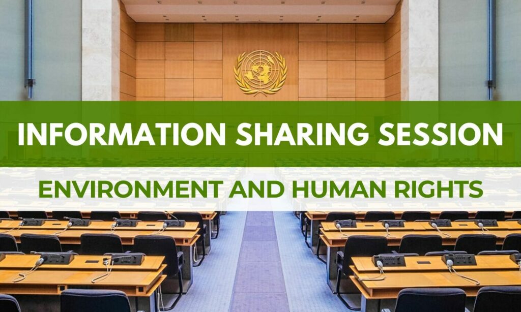 Environment @ 61st Session of the UN Human Rights Council – Geneva ...