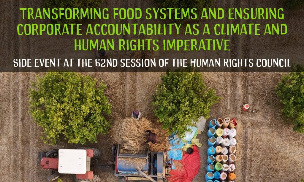 Environment @ 62nd Session of the UN Human Rights Council – Geneva ...